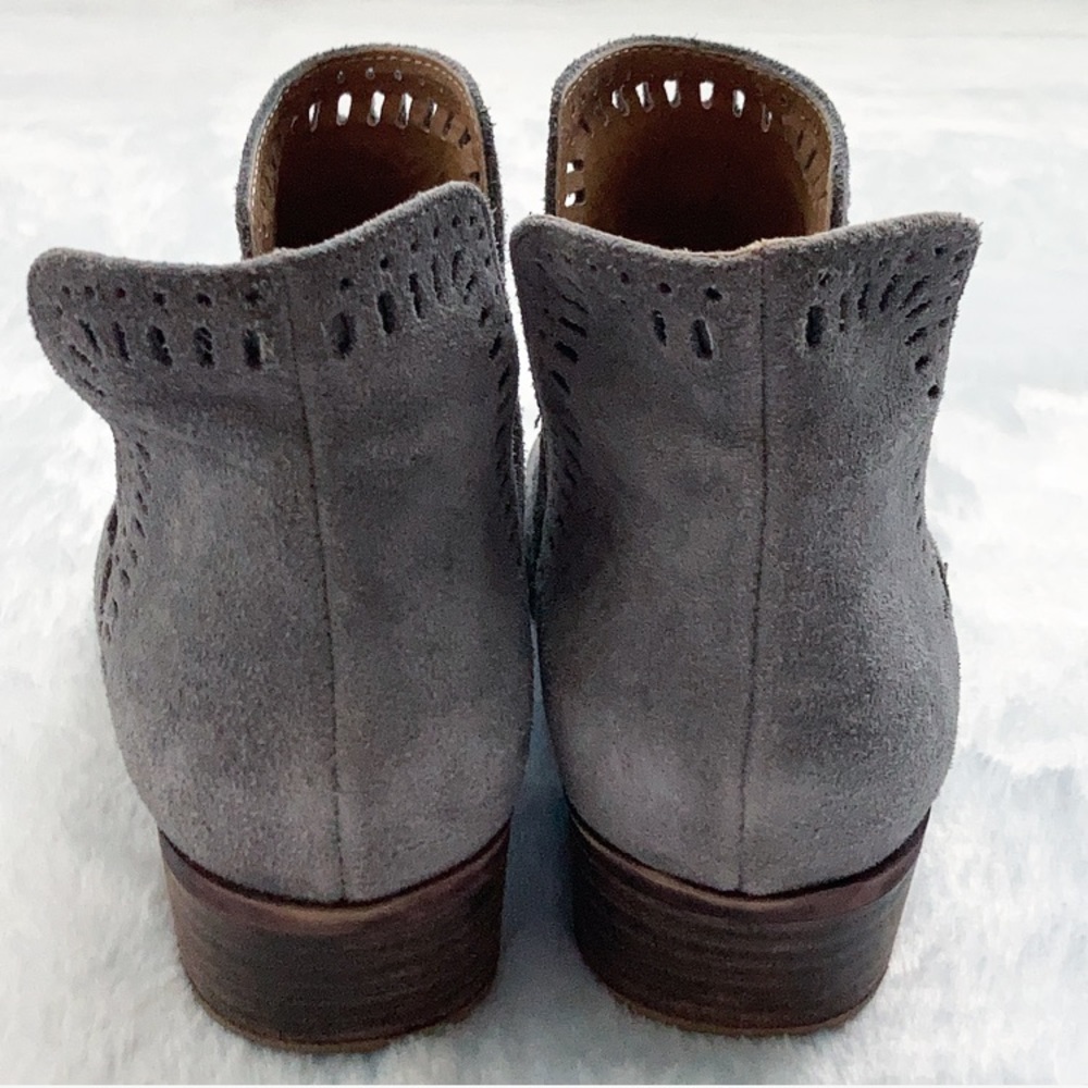 Lucky Brand Bustina Suede Ankle Boots - Picture 4 of 8